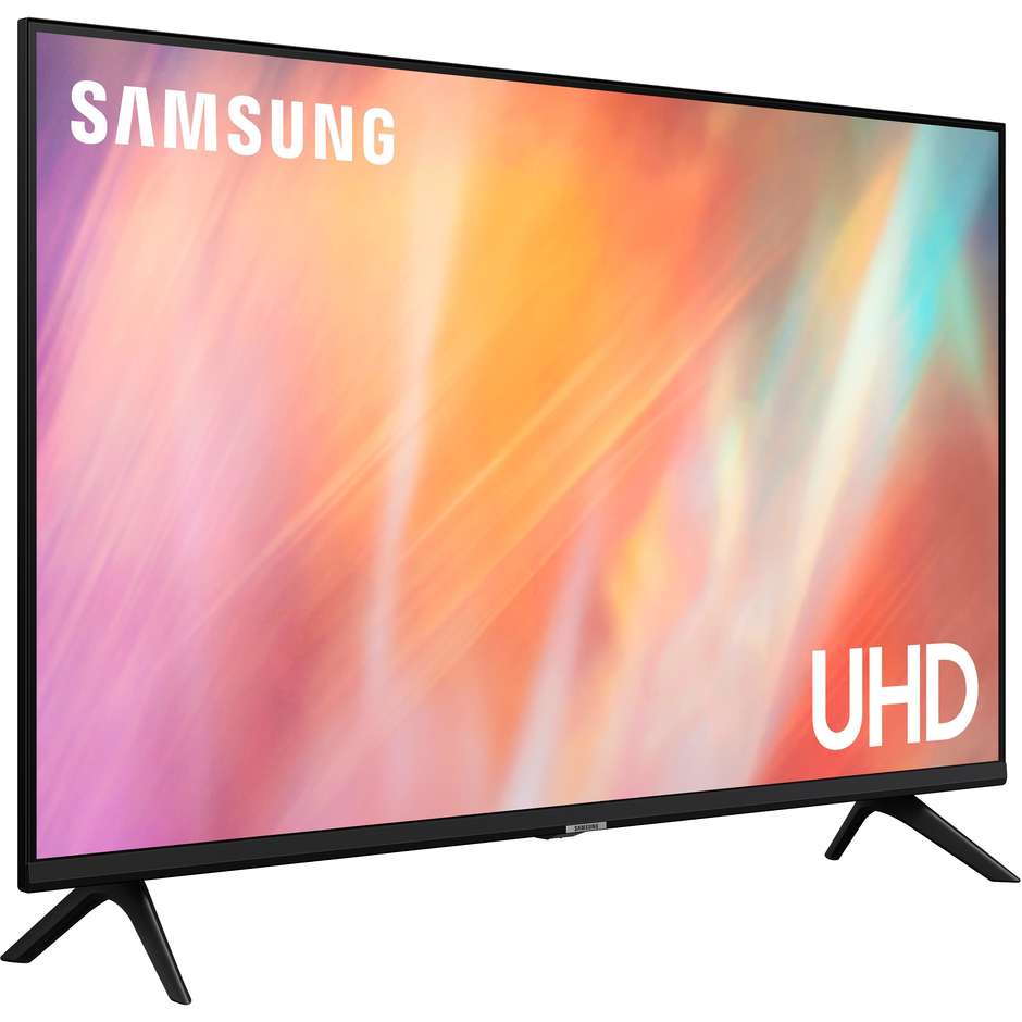 Samsung UE55AU7090 Tv LED 55" 4K Ultra HD Smart Tv Wi-Fi Classe G Colore cornice Nero