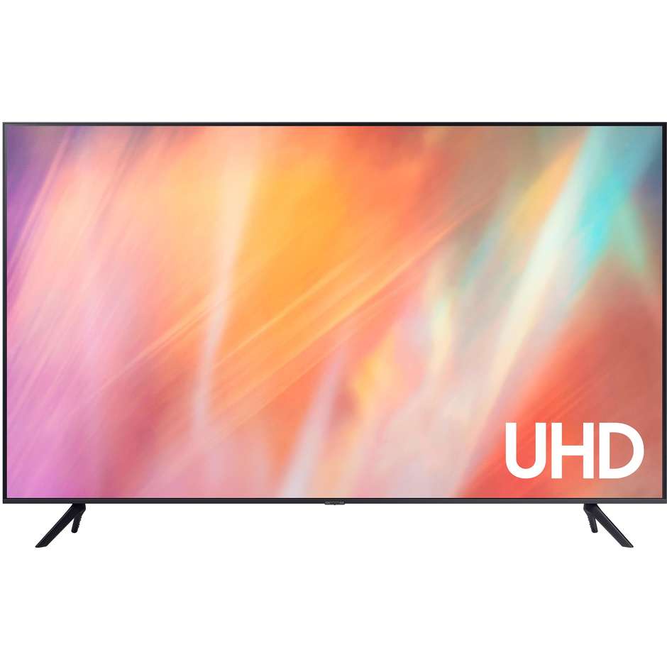 Samsung UE55AU7175UXZT TV LED 55'' 4K Ultra HD Smart TV Wi-Fi Classe G colore cornice nero