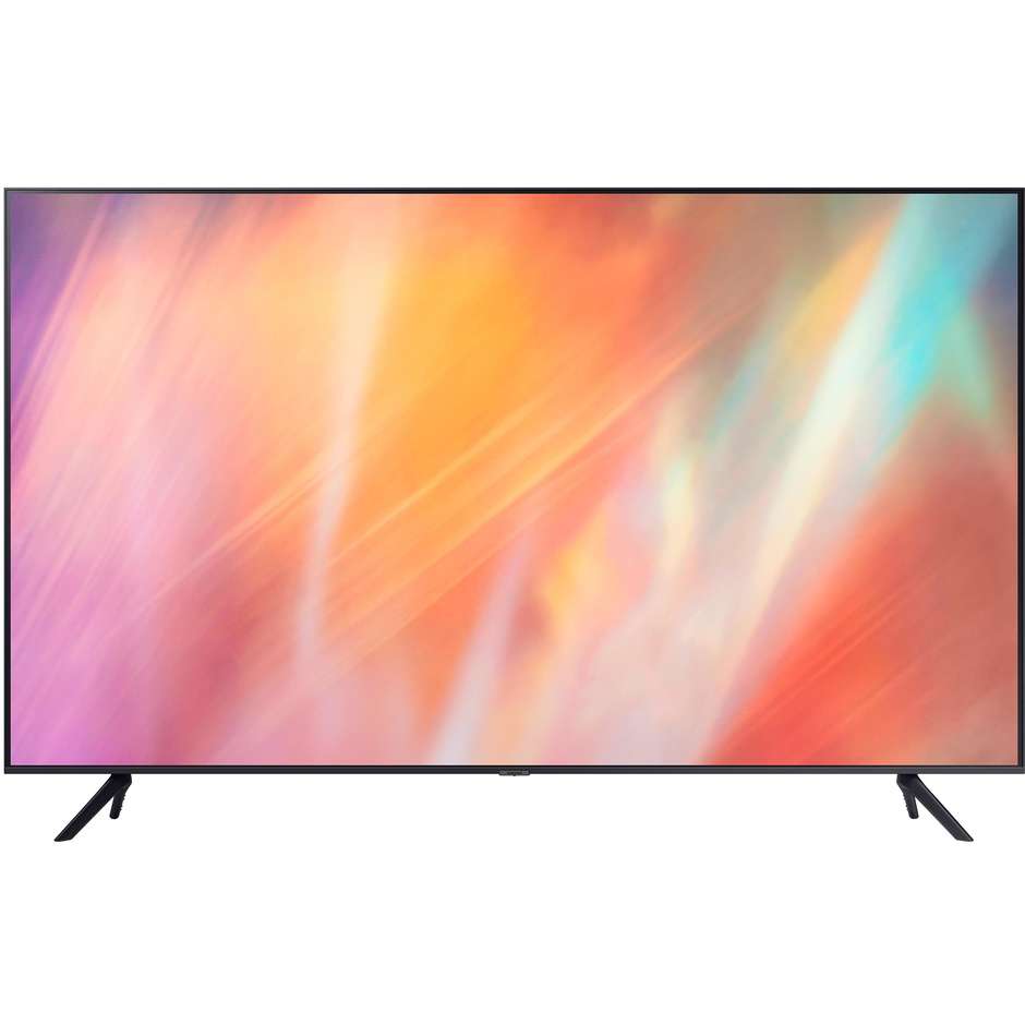 Samsung UE55AU7175UXZT TV LED 55'' 4K Ultra HD Smart TV Wi-Fi Classe G colore cornice nero