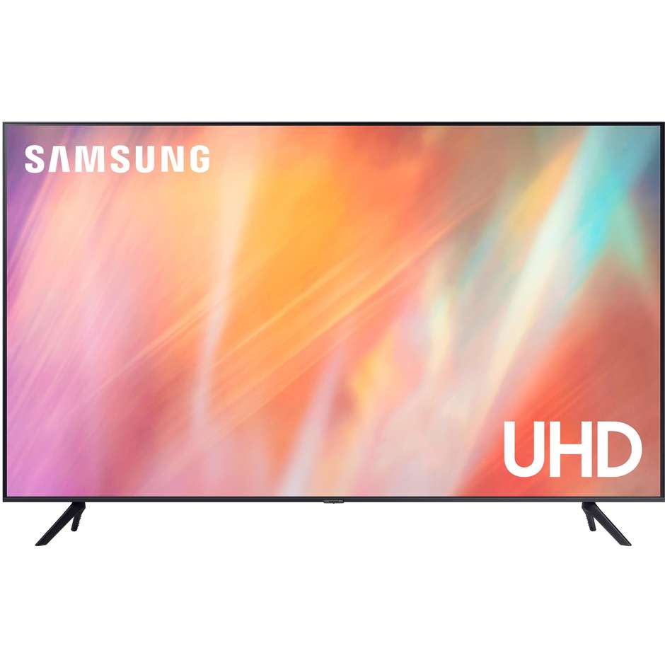 Samsung UE55AU7175UXZT TV LED 55'' 4K Ultra HD Smart TV Wi-Fi Classe G colore cornice nero