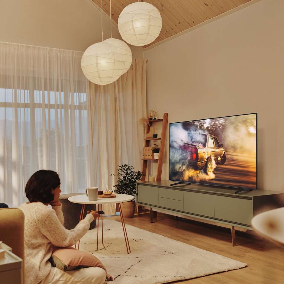 Samsung UE55BU8070 Tv LED 55" 4K Ultra HD Smart Tv Wi-Fi Classe G Colore cornice Nero