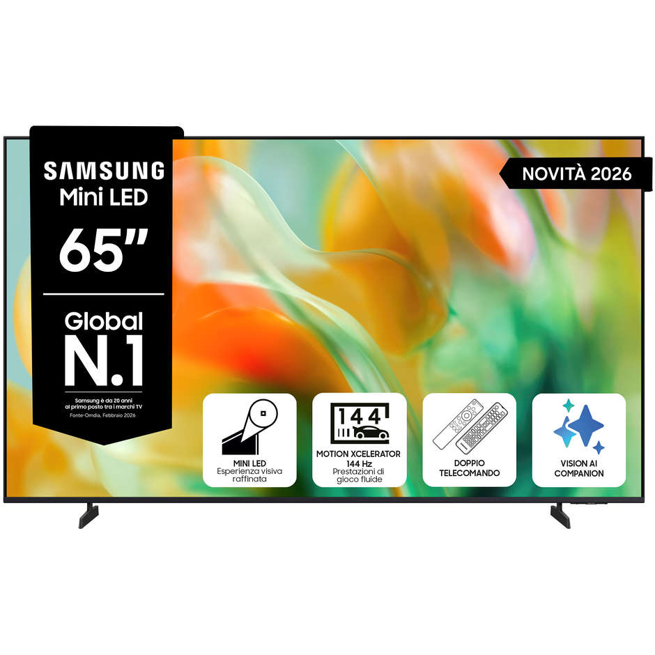 Samsung UE65M80HAUXZT Mini LED TV 65" 4K 100 Hz Nero
