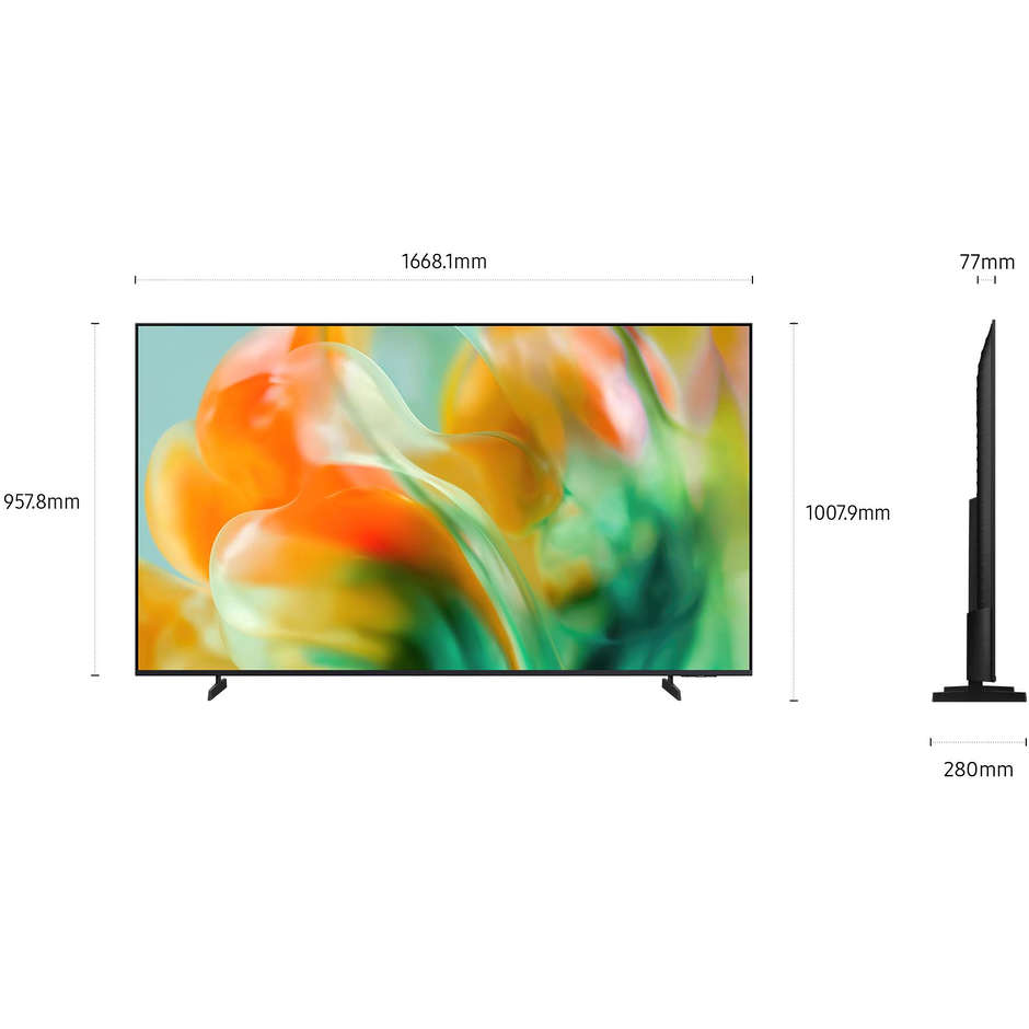 Samsung UE75M80HAUXZT Mini LED TV 75" 4K 144 Hz Titan Black