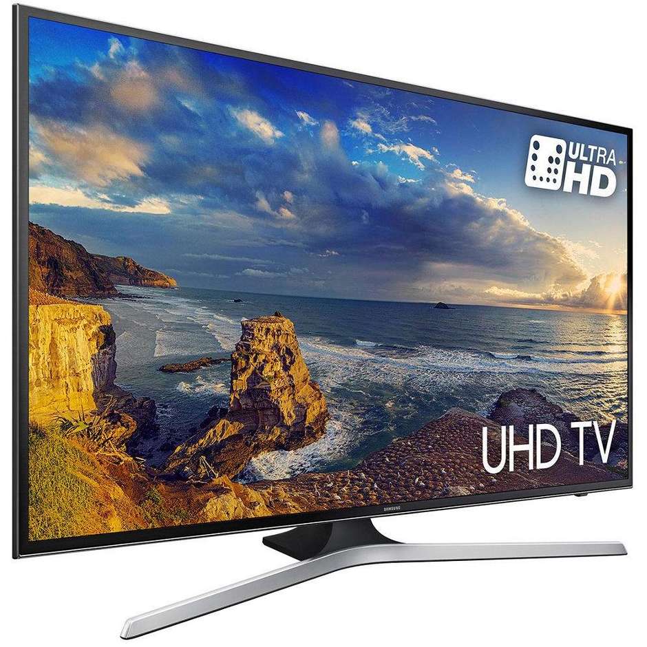 Samsung UE75MU6120 Tv LED 75" 4K Ultra HD Smart Tv Wi-fi classe A colore nero, argento