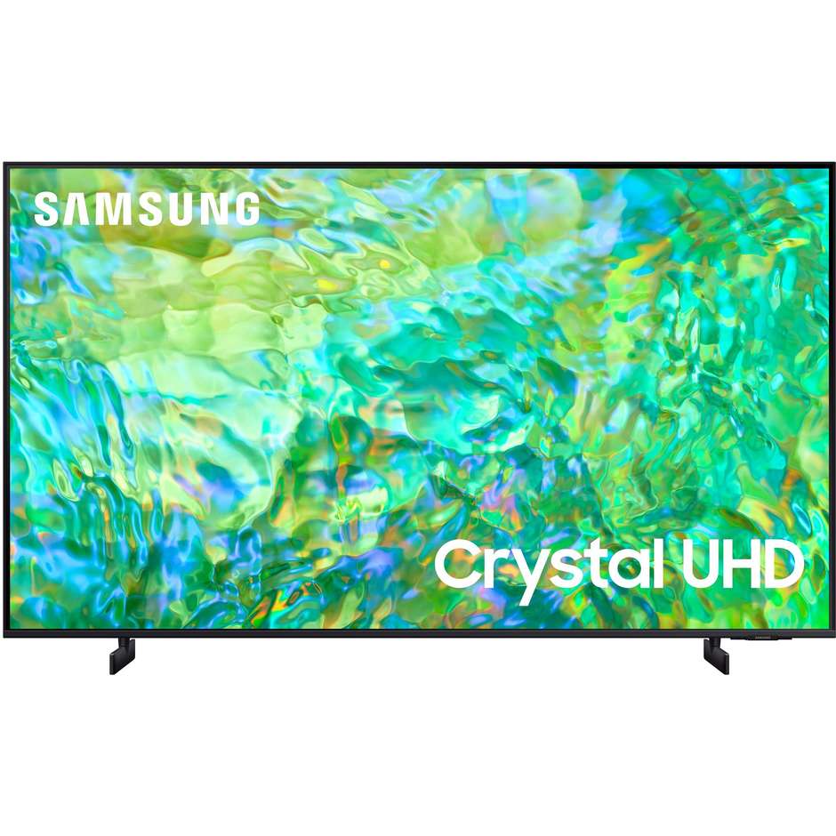 Samsung UE85CU8070 TV LED 85" 4K Ultra HD Smart TV Wi-Fi Classe G colore cornice nero
