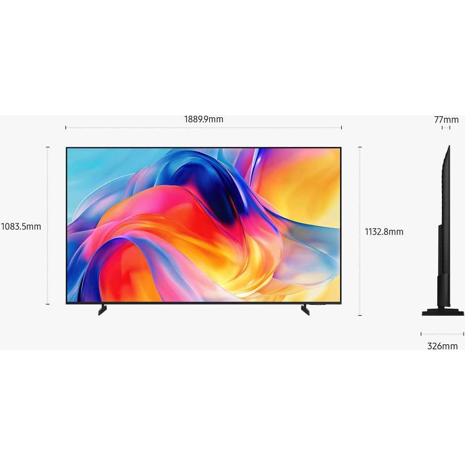 Samsung UE85M70HAUXZT Mini LED TV 85" 4K Ultra HD Nero