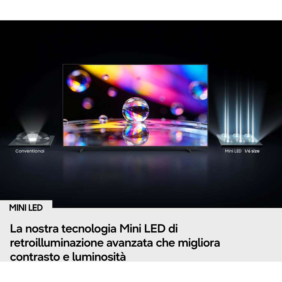 Samsung UE85M70HAUXZT Mini LED TV 85" 4K Ultra HD Nero