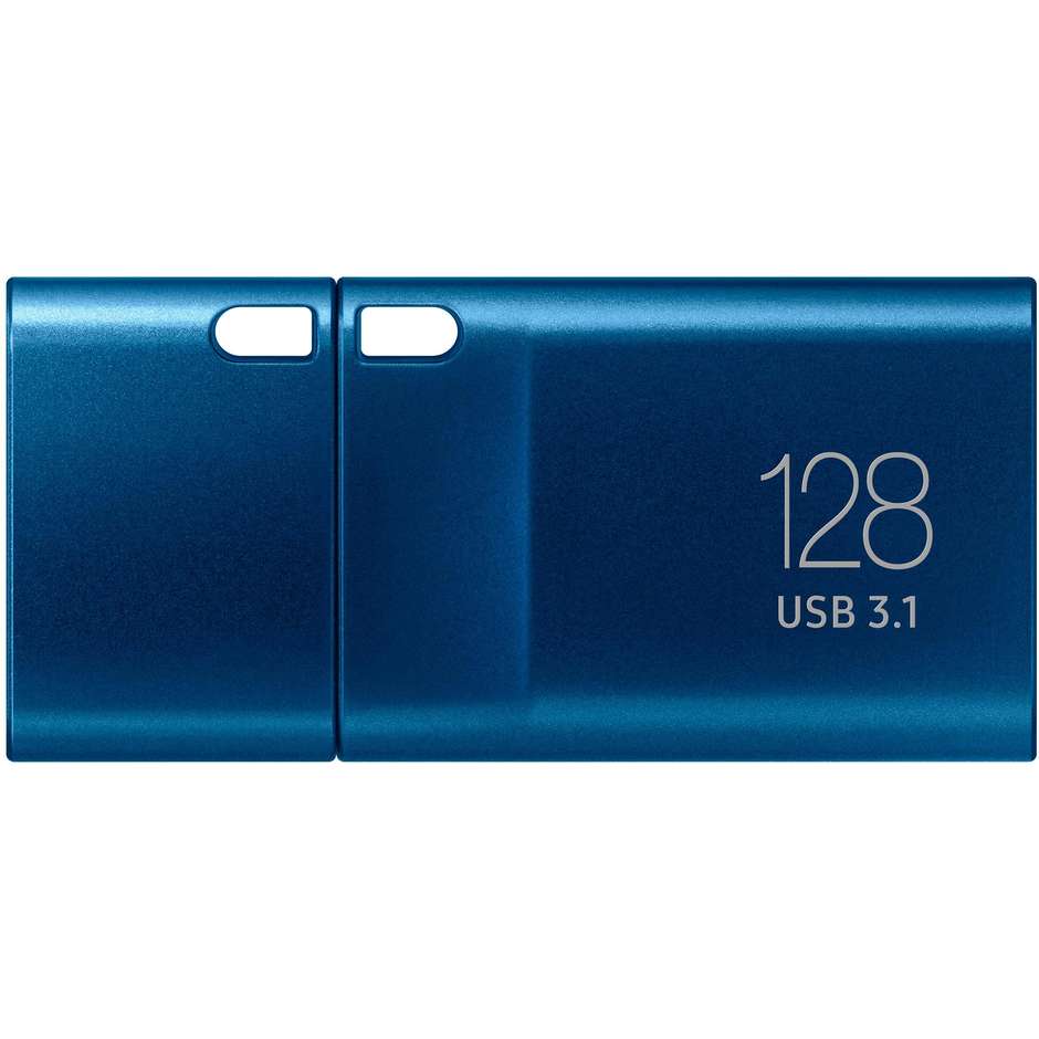 Samsung USB Type-C Flash Drive 128 GB USB 3.1 Gen 1 fino a 400 MB/s per Smartphone e PC Blu (MUF-128DA)