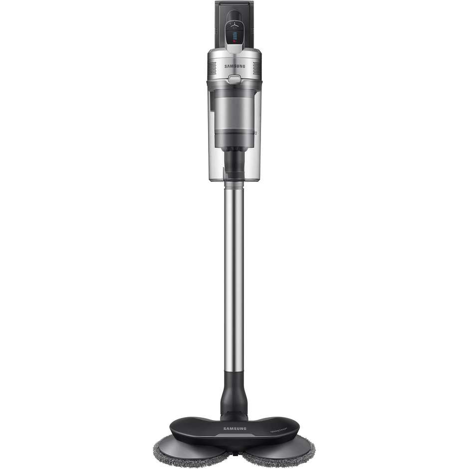 Samsung VS20R9048T3 Jet 90 Premium Scopa Elettrica Ricaricabile Senza Fili con Spazzola Lavapavimenti 200 W 0,8 L Argento