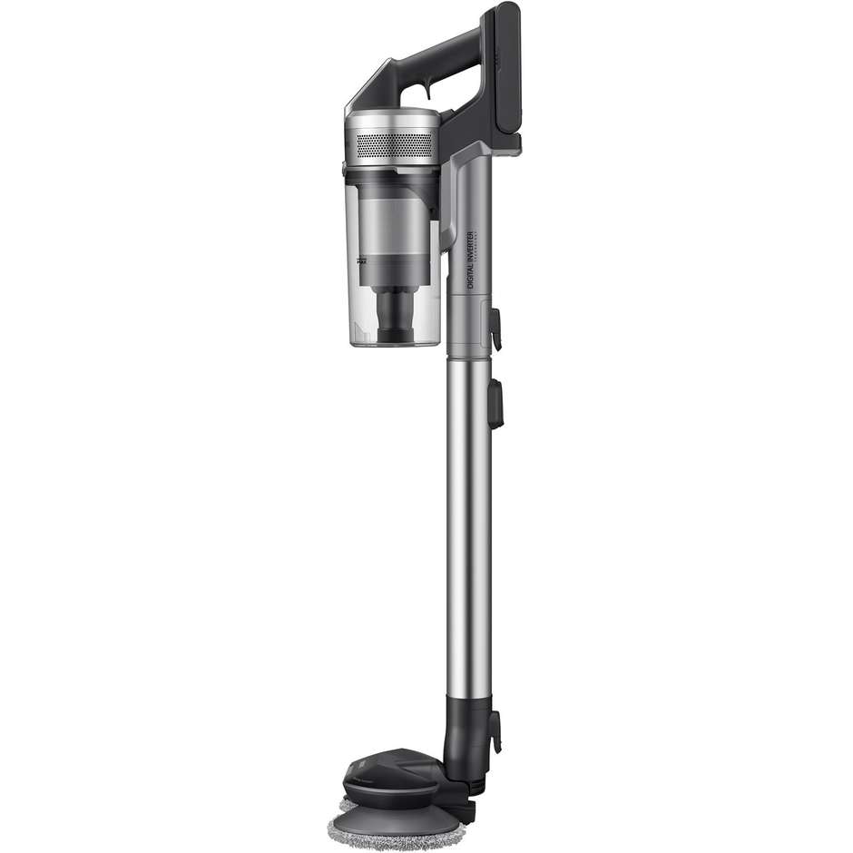 Samsung VS20R9048T3 Jet 90 Premium Scopa Elettrica Ricaricabile Senza Fili con Spazzola Lavapavimenti 200 W 0,8 L Argento