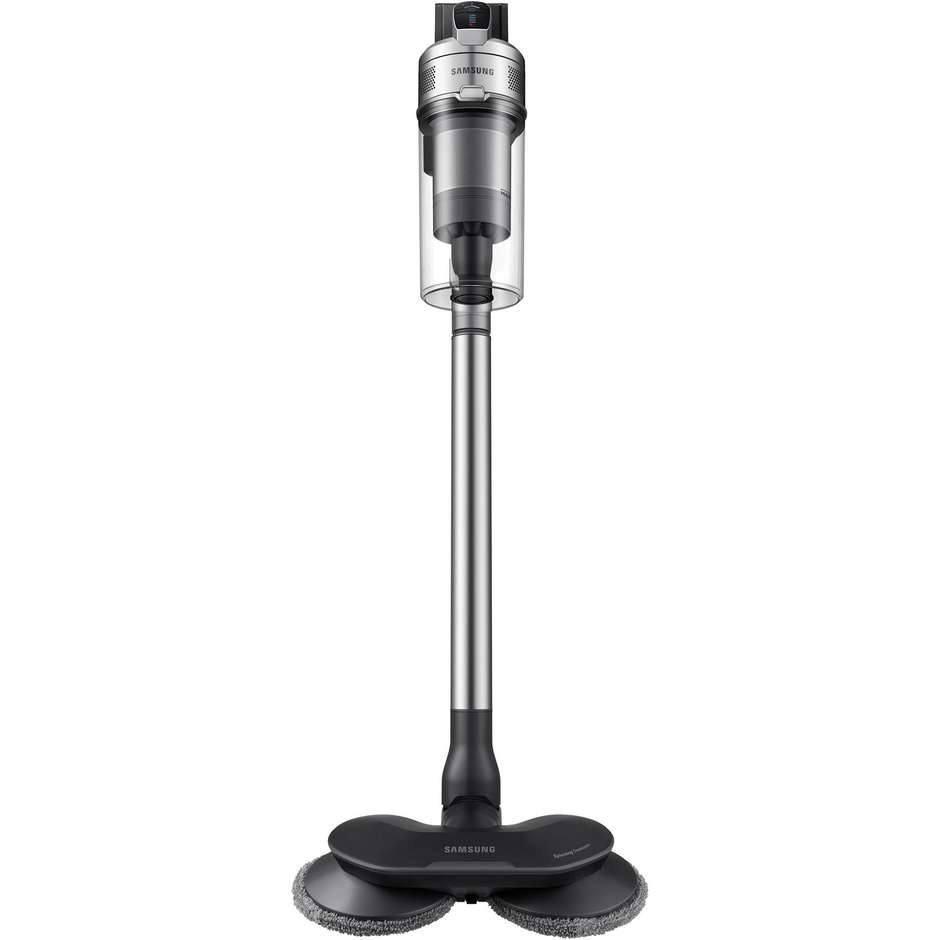 Samsung VS20R9048T3 Jet 90 Premium Scopa Elettrica Ricaricabile Senza Fili con Spazzola Lavapavimenti 200 W 0,8 L Argento