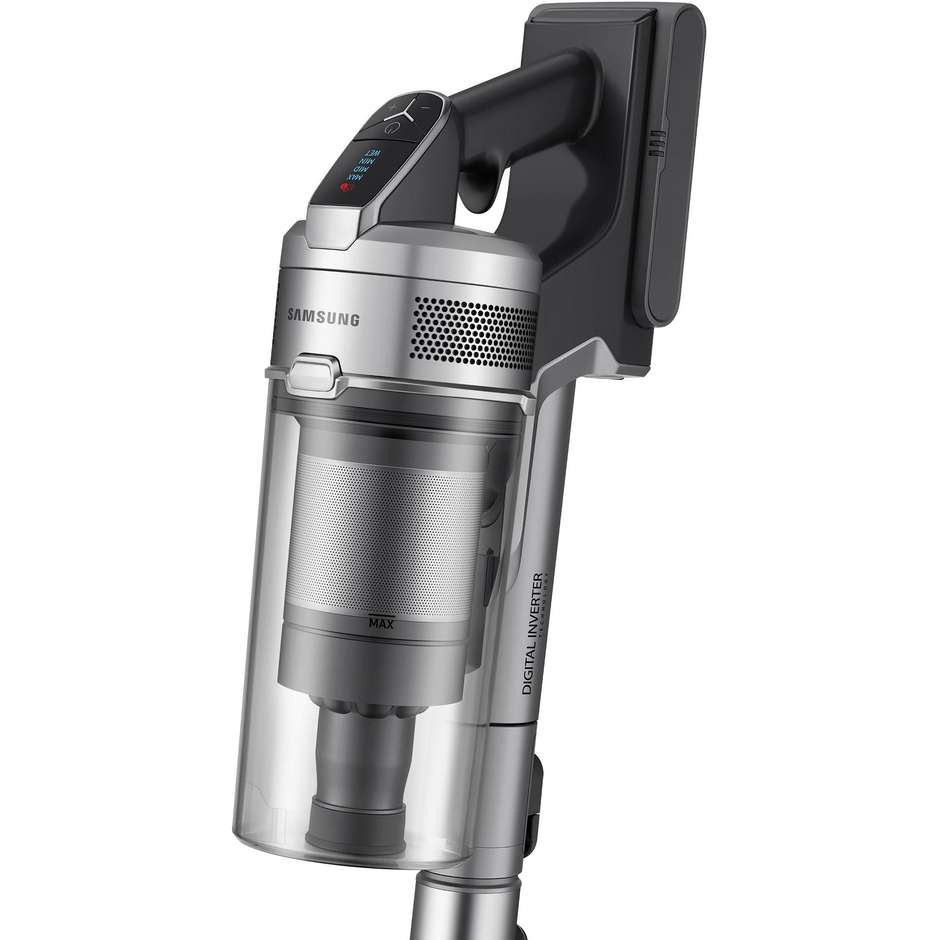 Samsung VS20R9048T3 Jet 90 Premium Scopa Elettrica Ricaricabile Senza Fili con Spazzola Lavapavimenti 200 W 0,8 L Argento