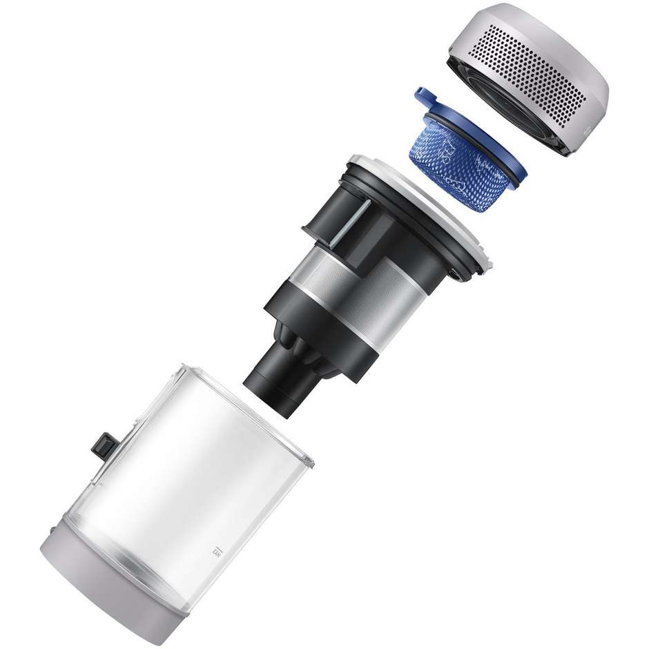 Samsung VS80F28DLP Aspirapolvere a batteria Senza sacco 0,5 L 770 W Colore Grigio