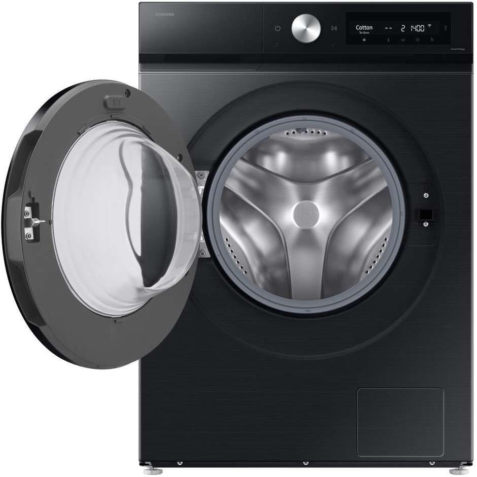 SAMSUNG WD11DB7B85GBU3 Lavasciuga Carica Frontale 11/6 kg 1400 Giri/min Motore Inverter Vapore Classe A Nero
