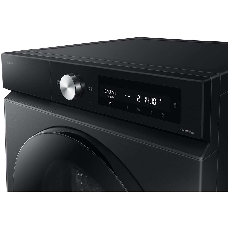 Samsung WD11DB7B85GBU3 Lavasciuga Carica Frontale Capacita 11 + 6 Kg 1400 Giri/min Classe D Colore Nero