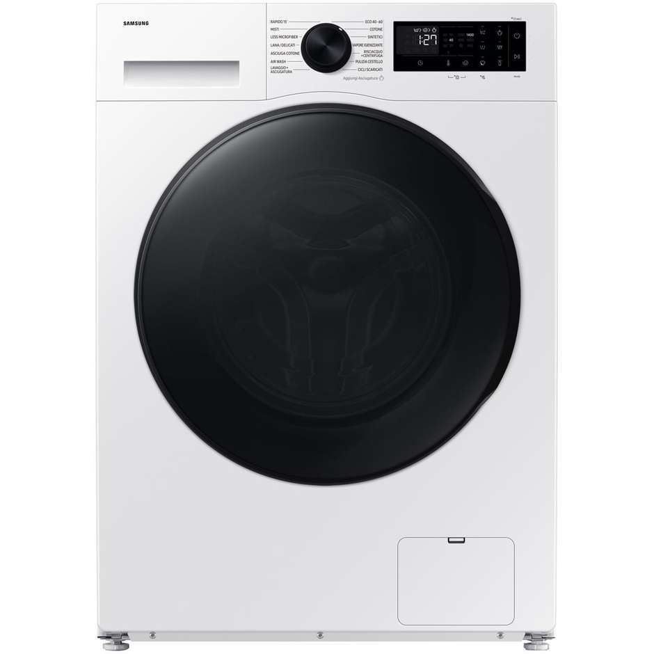 Samsung WD90DG5B15BE Lavasciuga Carica frontale Capacita 9+6 Kg 1400 Giri/min Classe D Colore Bianco