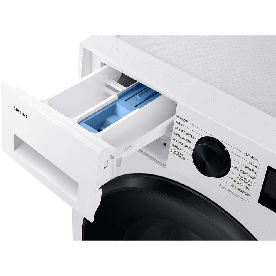Samsung WD90DG5B15BE Lavasciuga Carica frontale Capacita 9+6 Kg 1400 Giri/min Classe D Colore Bianco