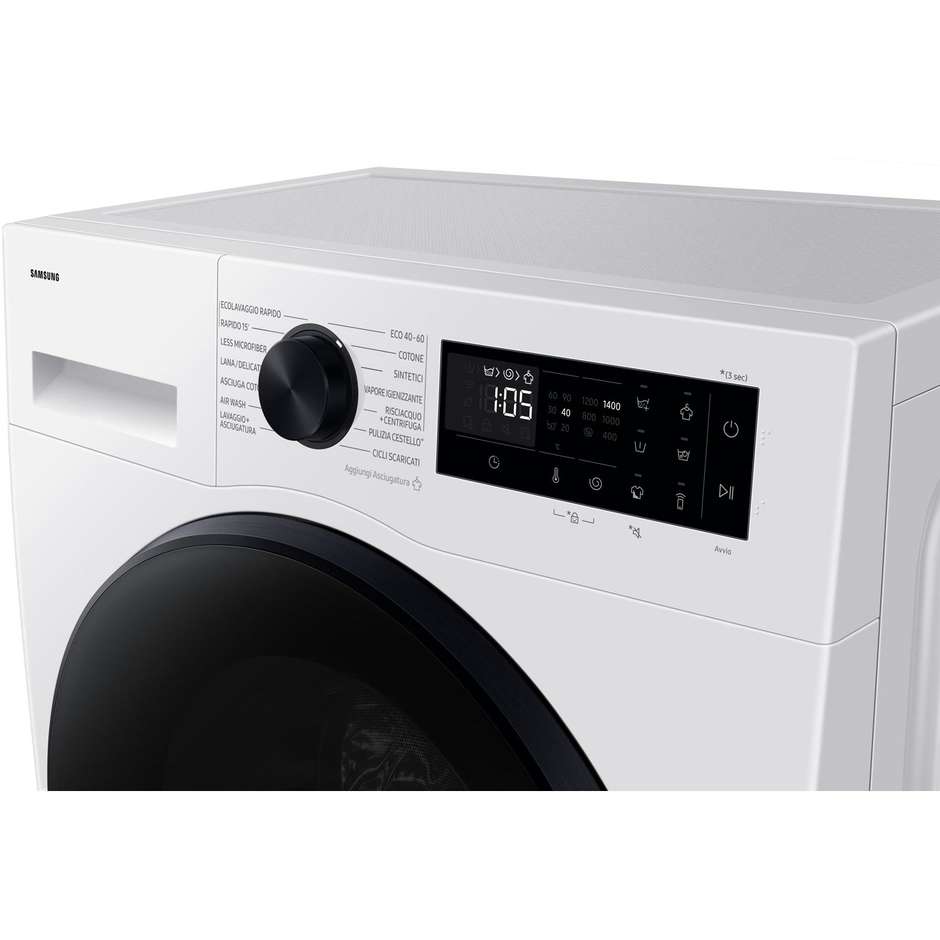 SAMSUNG WD90DG5G34BEET Lavasciuga Carica Frontale 9/5 kg 1400 Giri/min Motore Inverter Vapore Classe A