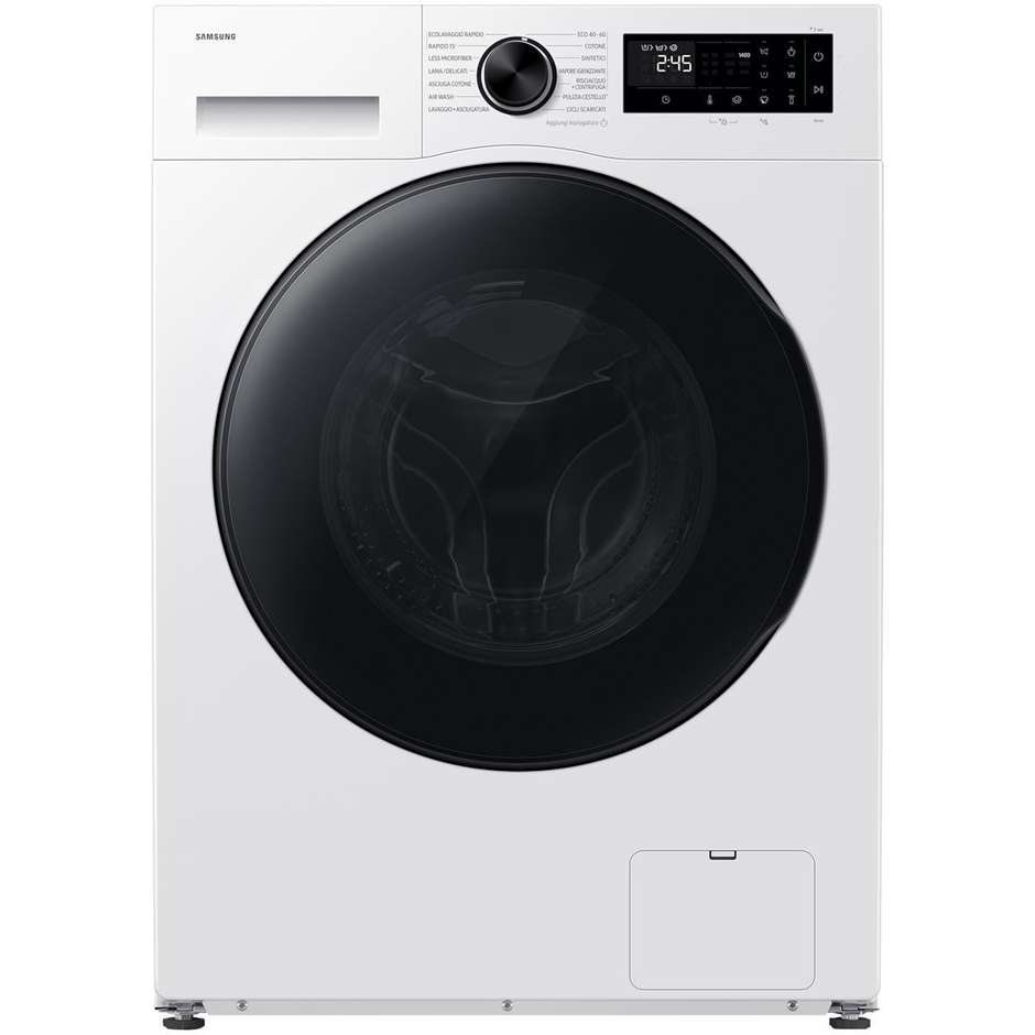 Samsung WD90HG5U34BEET Lavasciuga Carica Frontale 9+6 kg 1400 giri Bianco