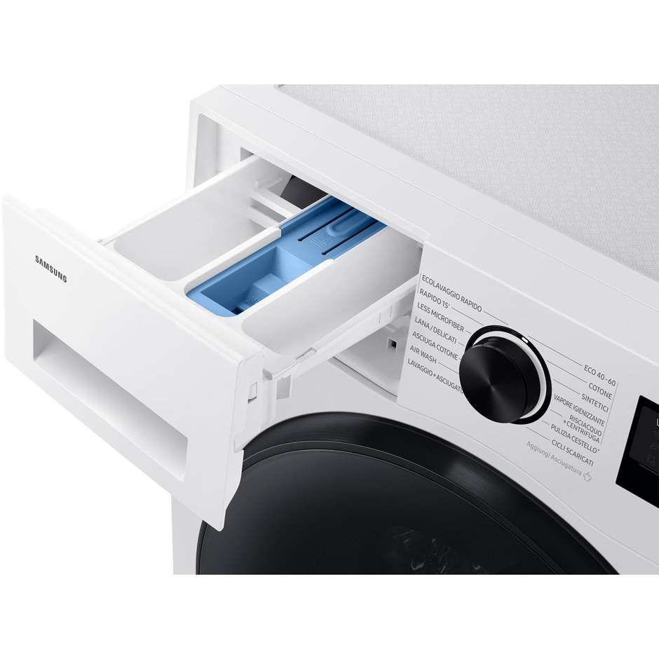 Samsung WD90HG5U34BEET Lavasciuga Carica Frontale 9+6 kg 1400 giri Bianco
