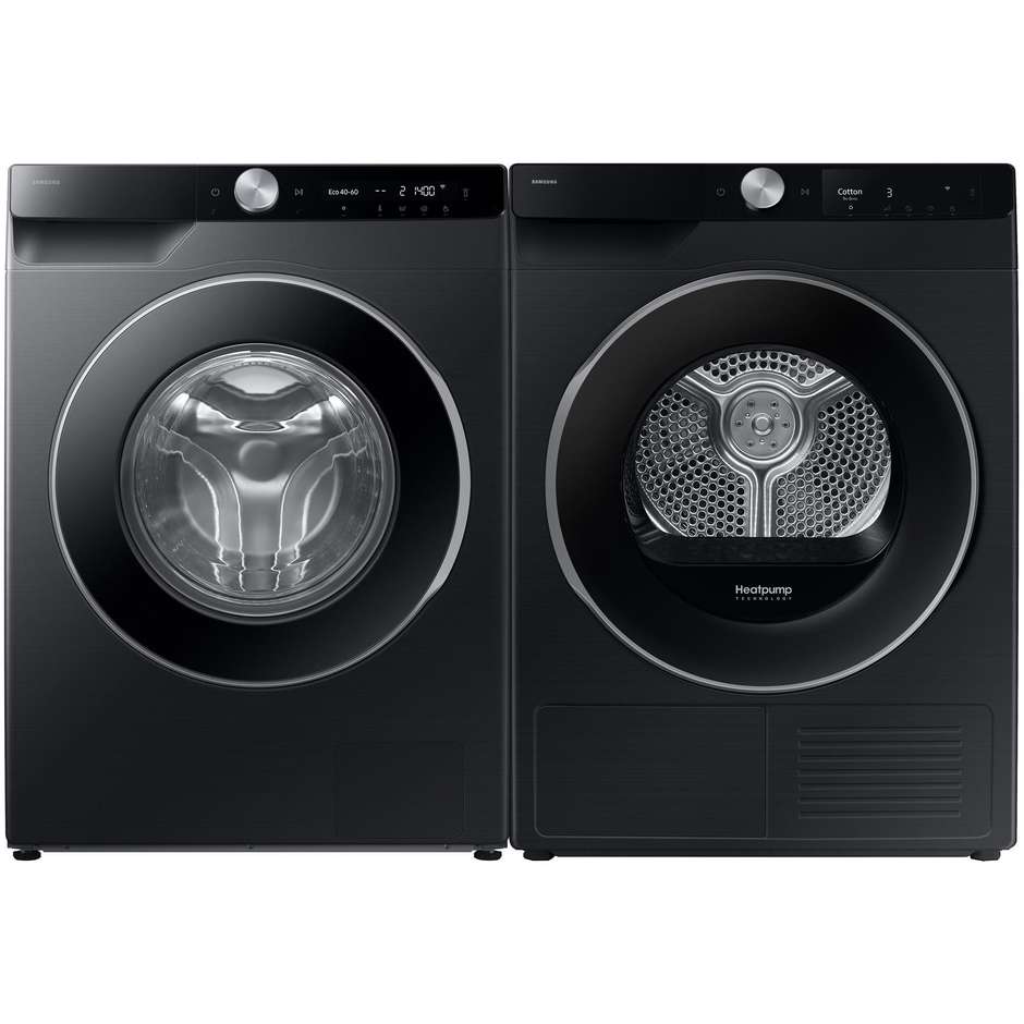 SAMSUNG WW10FG6U94LB Lavatrice Carica frontale 60 cm 10 kg 1351 Giri/min Motore Inverter Vapore Classe A Nero