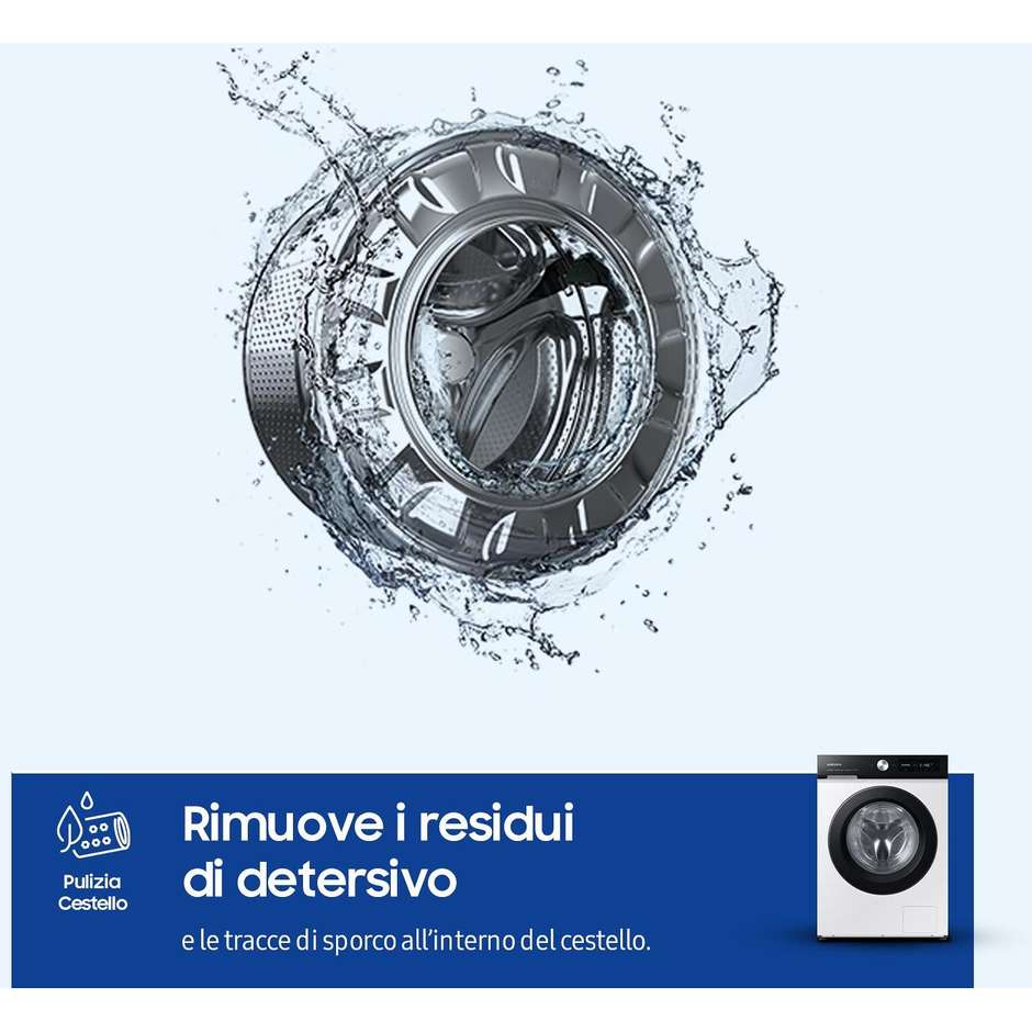 Samsung WW11BB534DAE Lavasciuga 11+5 kg 1400 Giri/min Classe A Nero