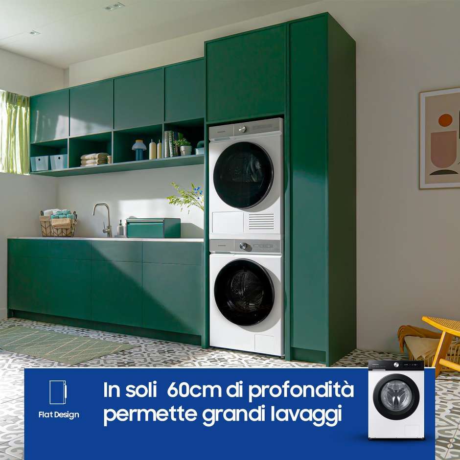 Samsung WW11BB534DAE lavatrice 11 kg 1400 giri con dosaggio automatico, classe A
