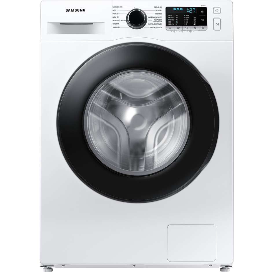 Samsung WW80AGAS21AE Lavatrice slim a caricamento frontale Capacita 8 kg 1200 giri/min Classe E Colore Bianco