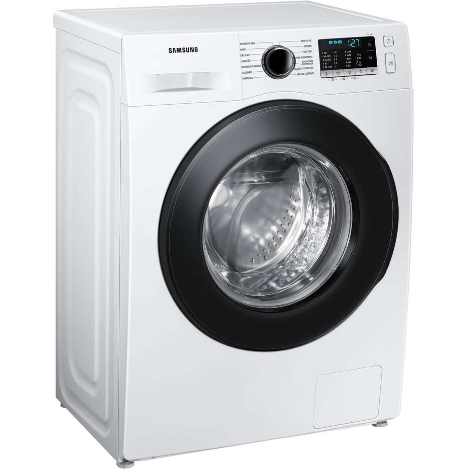 Samsung WW80AGAS21AE Lavatrice slim a caricamento frontale Capacita 8 kg 1200 giri/min Classe E Colore Bianco