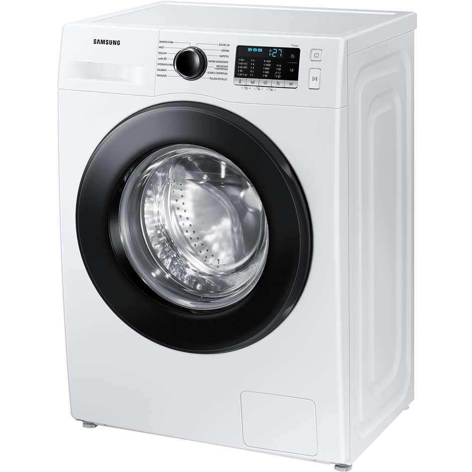 Samsung WW80AGAS21AE Lavatrice slim a caricamento frontale Capacita 8 kg 1200 giri/min Classe E Colore Bianco