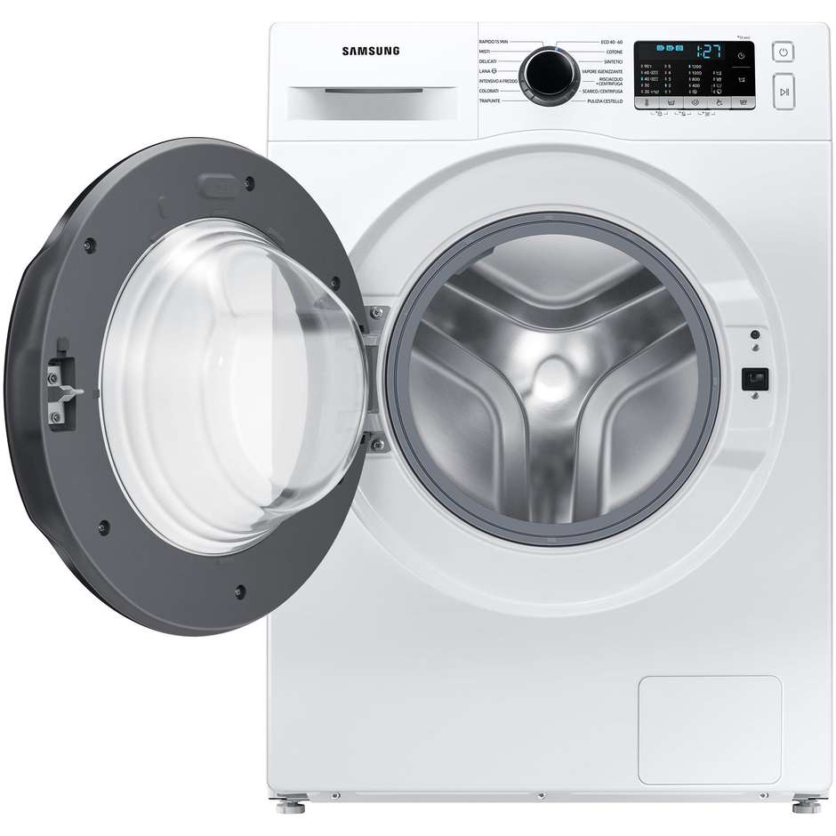 Samsung WW80AGAS21AE Lavatrice slim a caricamento frontale Capacita 8 kg 1200 giri/min Classe E Colore Bianco