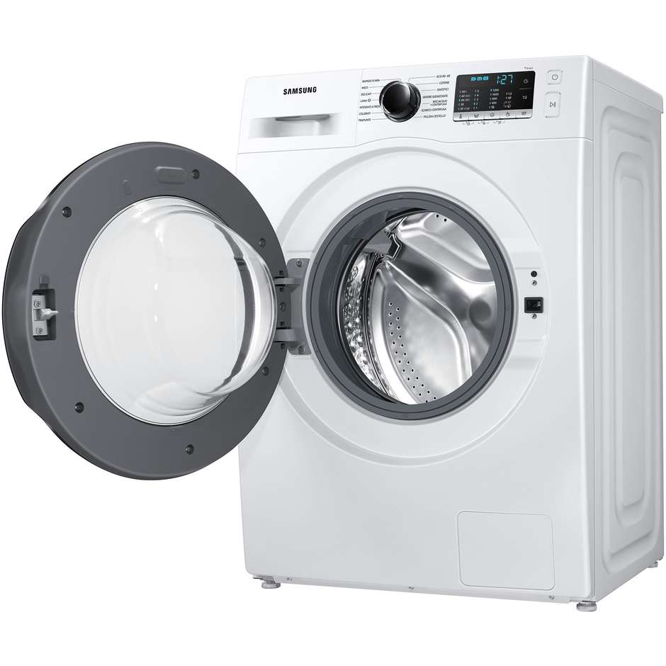 Samsung WW80AGAS21AE Lavatrice slim a caricamento frontale Capacita 8 kg 1200 giri/min Classe E Colore Bianco