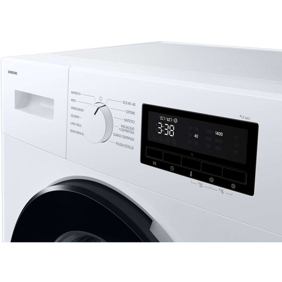 Samsung WW80FG3M05AWET Carica Frontale Capacita 8kg 1400 Giri/min Classe A Colore Bianco