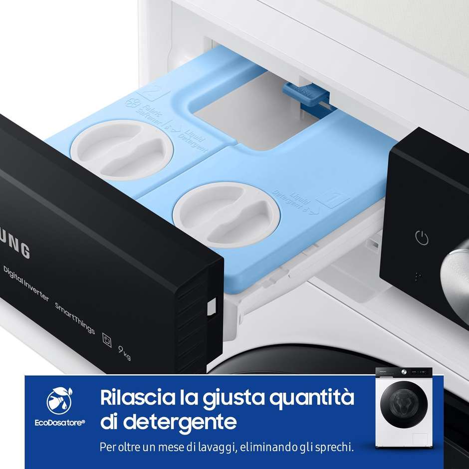 Samsung WW90DB7U94GEU3 Lavatrice Carica frontale Capacita 9 kg 1400 Giri/min Classe A Colore Bianco