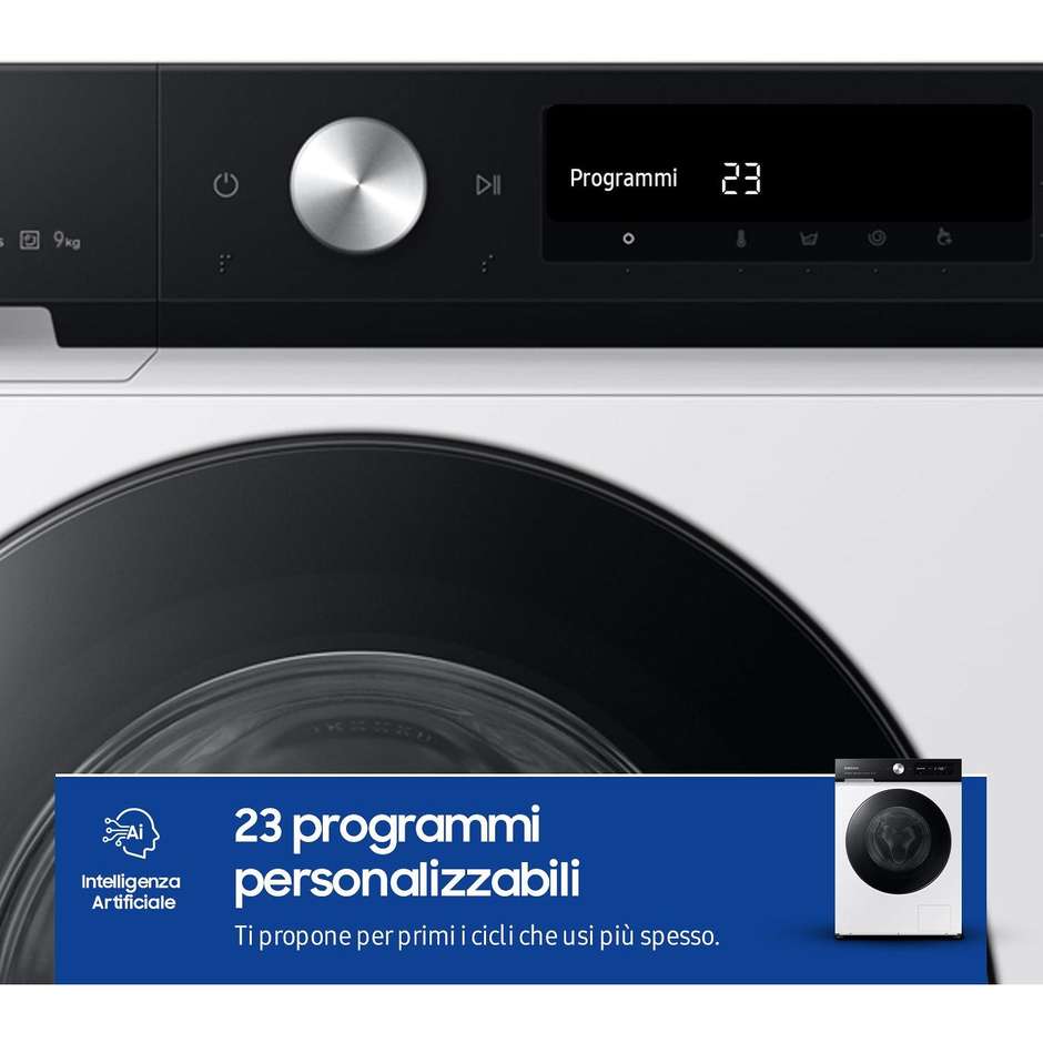 Samsung WW90DB7U94GEU3 Lavatrice Carica frontale Capacita 9 kg 1400 Giri/min Classe A Colore Bianco