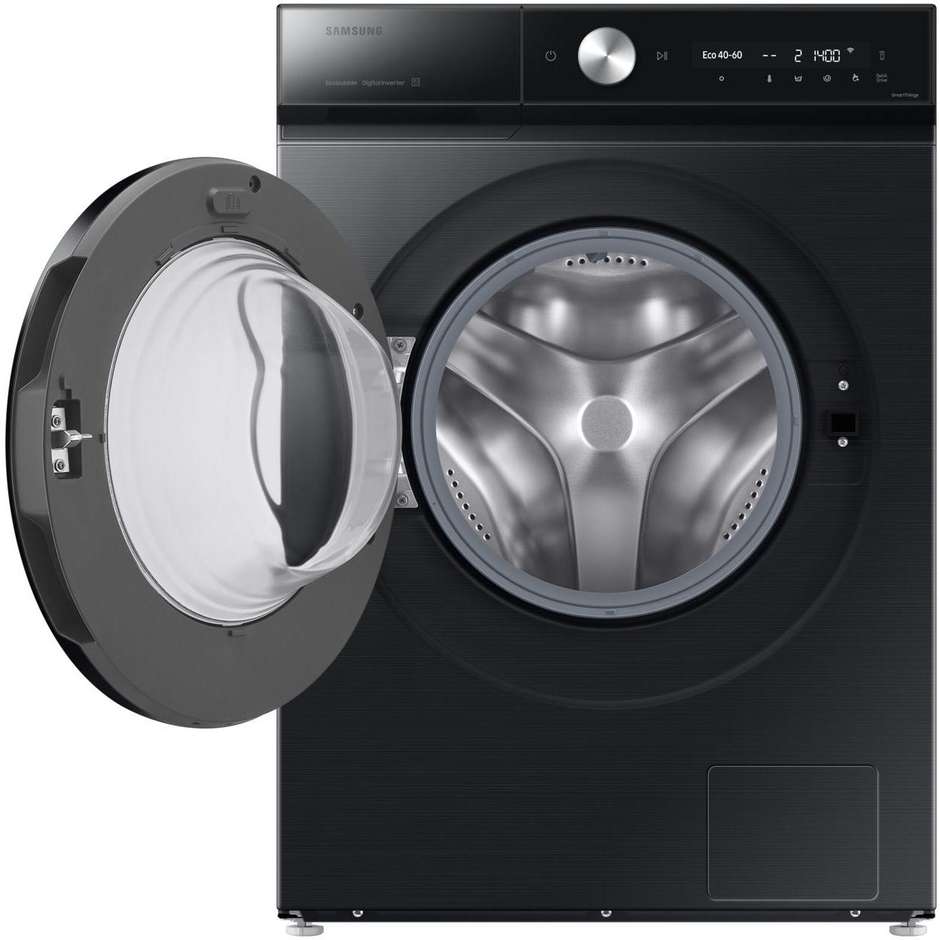Samsung WW90DB8U95GBU3 Bespoke AI lavatrice 9 kg, QuickDrive, Ecodosatore, nera