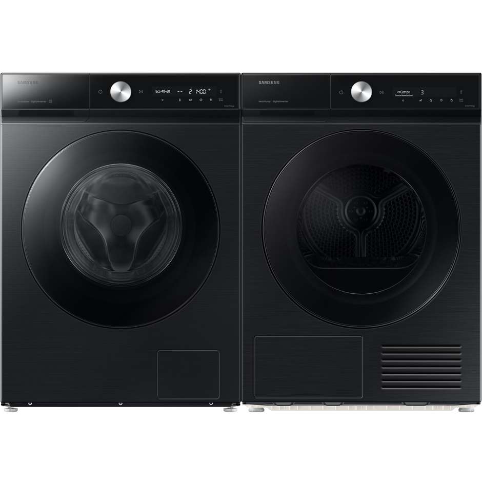 Samsung WW90DB8U95GBU3 Bespoke AI lavatrice 9 kg, QuickDrive, Ecodosatore, nera
