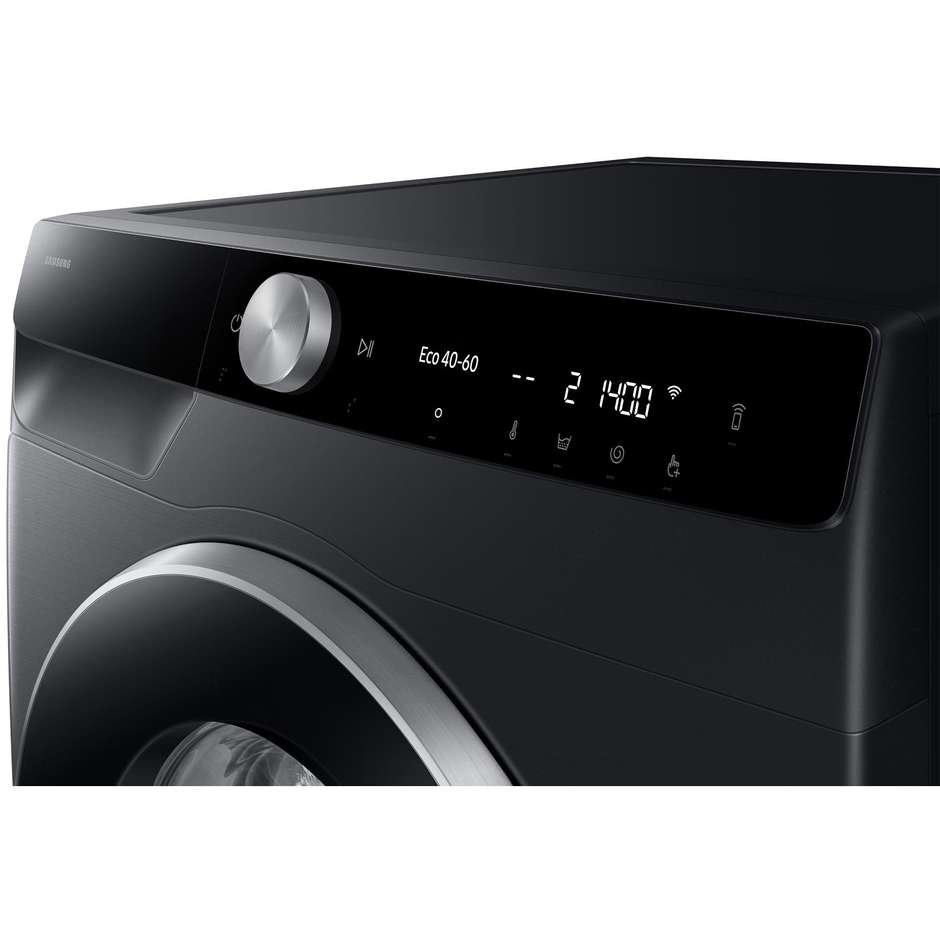 SAMSUNG WW90DG6U85LB Lavatrice Carica frontale 60 cm 9 kg 1400 Giri/min Motore Inverter Vapore Classe A Nero
