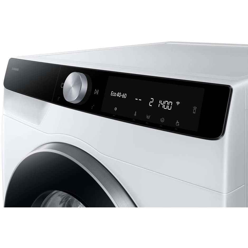 SAMSUNG WW90DG6U85LK Lavatrice Carica frontale 60 cm 9 kg 1400 Giri/min Motore Inverter Vapore Classe A