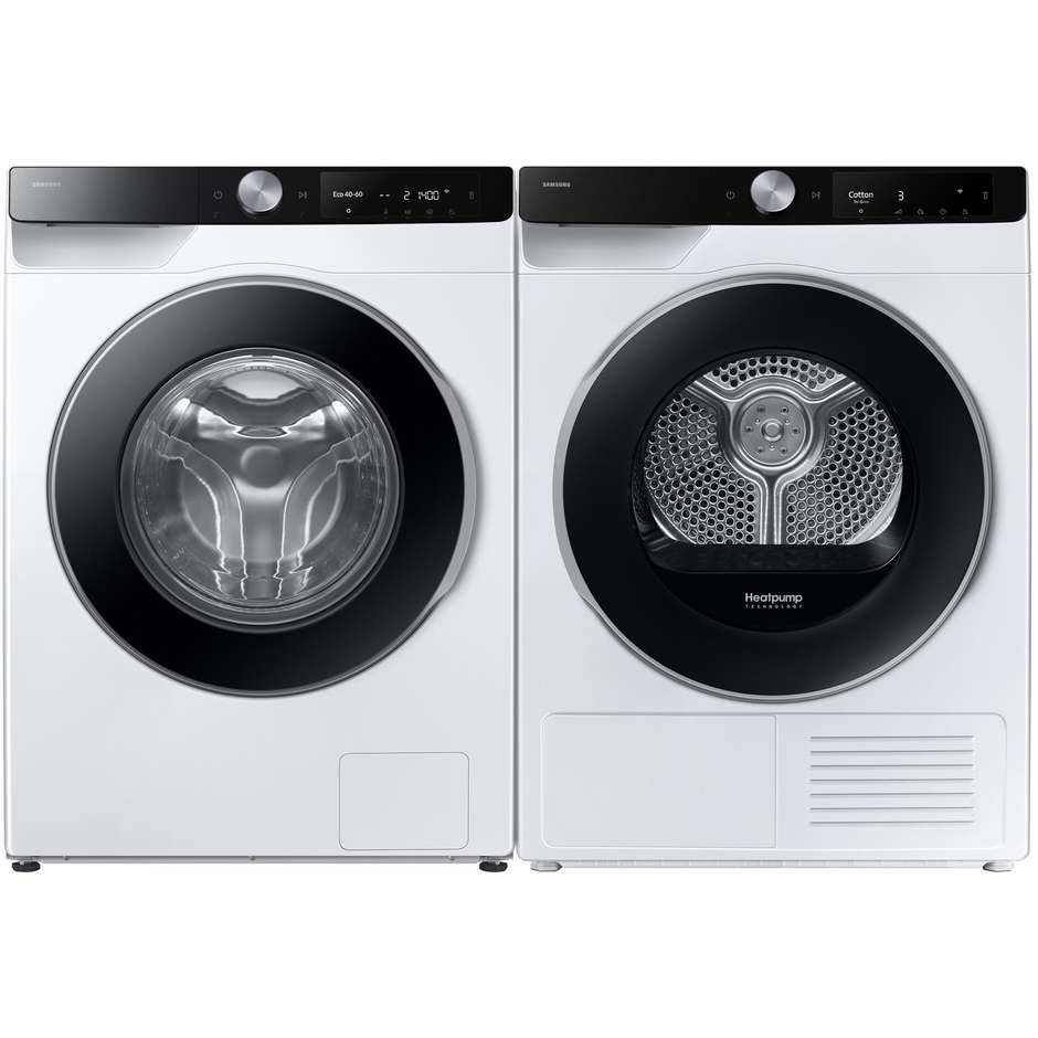 SAMSUNG WW90DG6U85LK Lavatrice Carica frontale 60 cm 9 kg 1400 Giri/min Motore Inverter Vapore Classe A