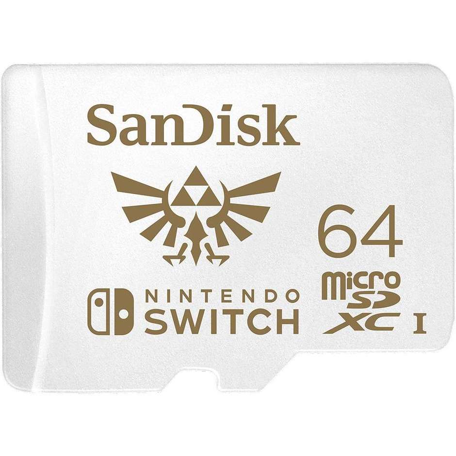 SANDISK scheda micro SDXC per nintendo switch 64gb