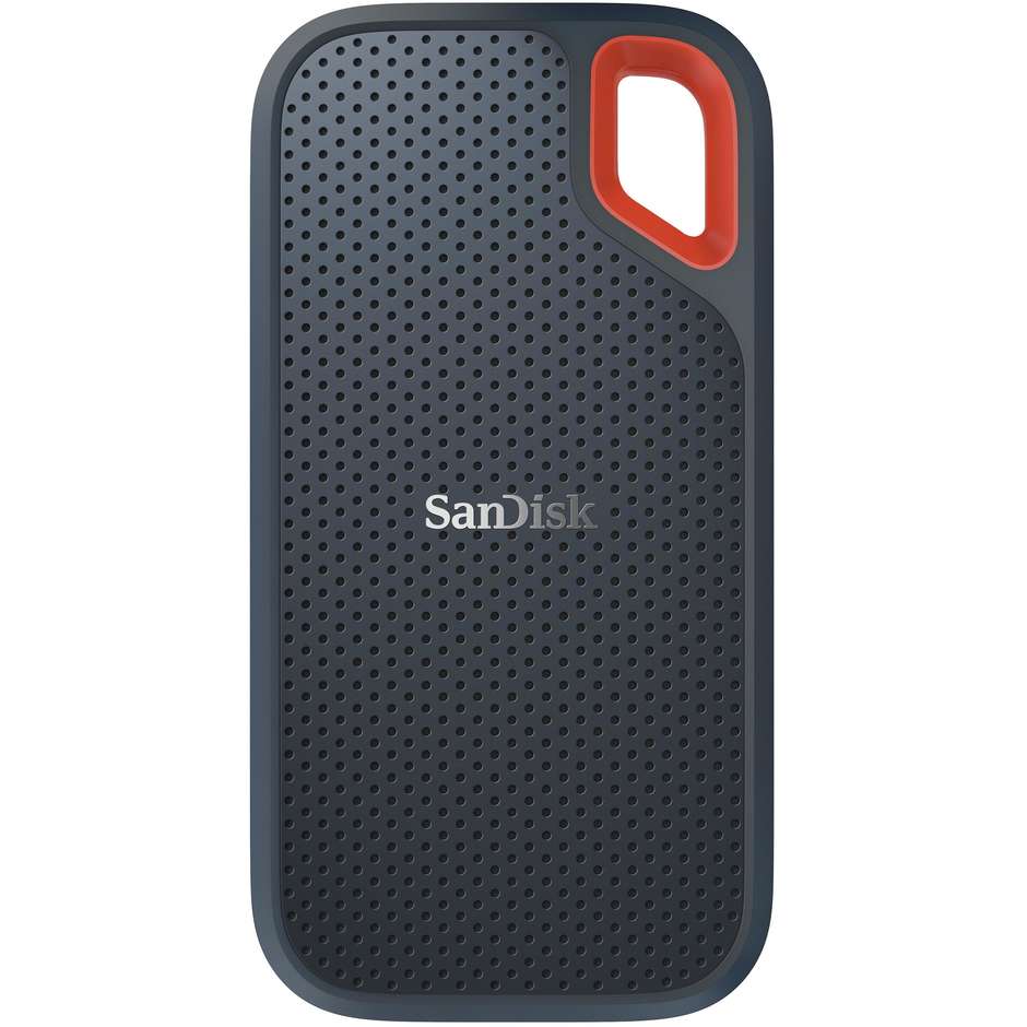 SanDisk SDE60 Extreme SSD portatile Capacità 500 GB velocità 550 MB/s colore Grigio, Arancione