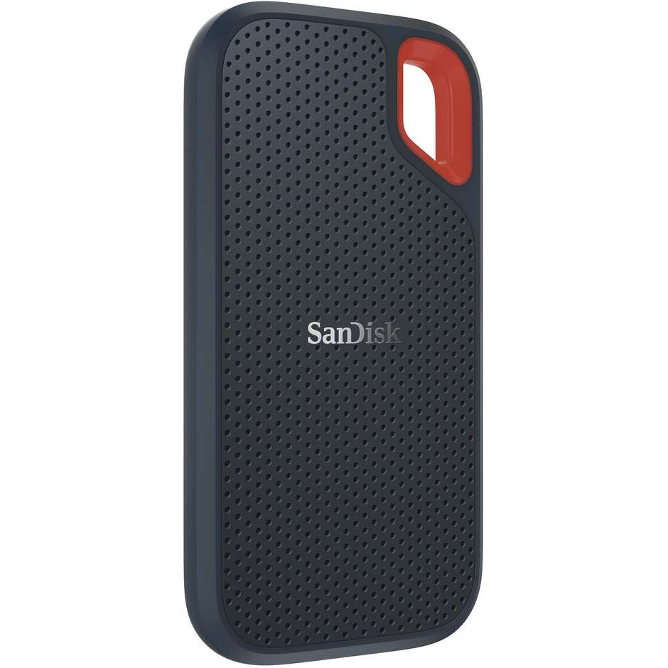 SanDisk SDE60 Extreme SSD portatile Capacità 500 GB velocità 550 MB/s colore Grigio, Arancione