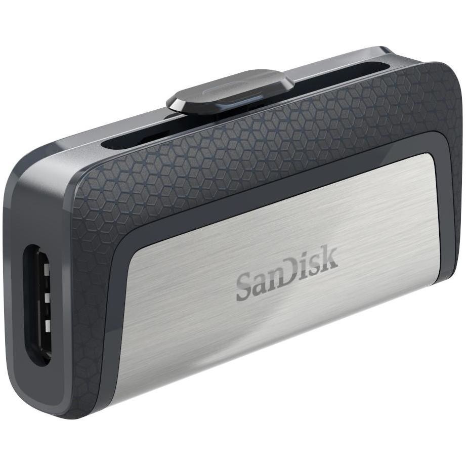 SanDisk Ultra Dual Drive USB Type-C unità flash USB Memoria 32 GB USB Type-A / USB Type-C 3.2 Gen 1 (3.1 Gen 1) Colore Nero, Argento