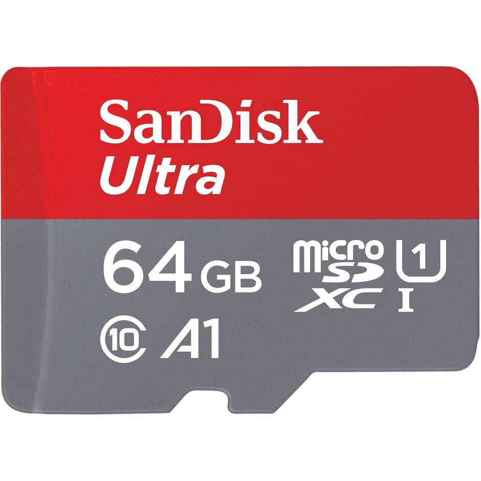 SanDisk Ultra Memoria 64 GB MicroSDXC UHS-I Classe 10