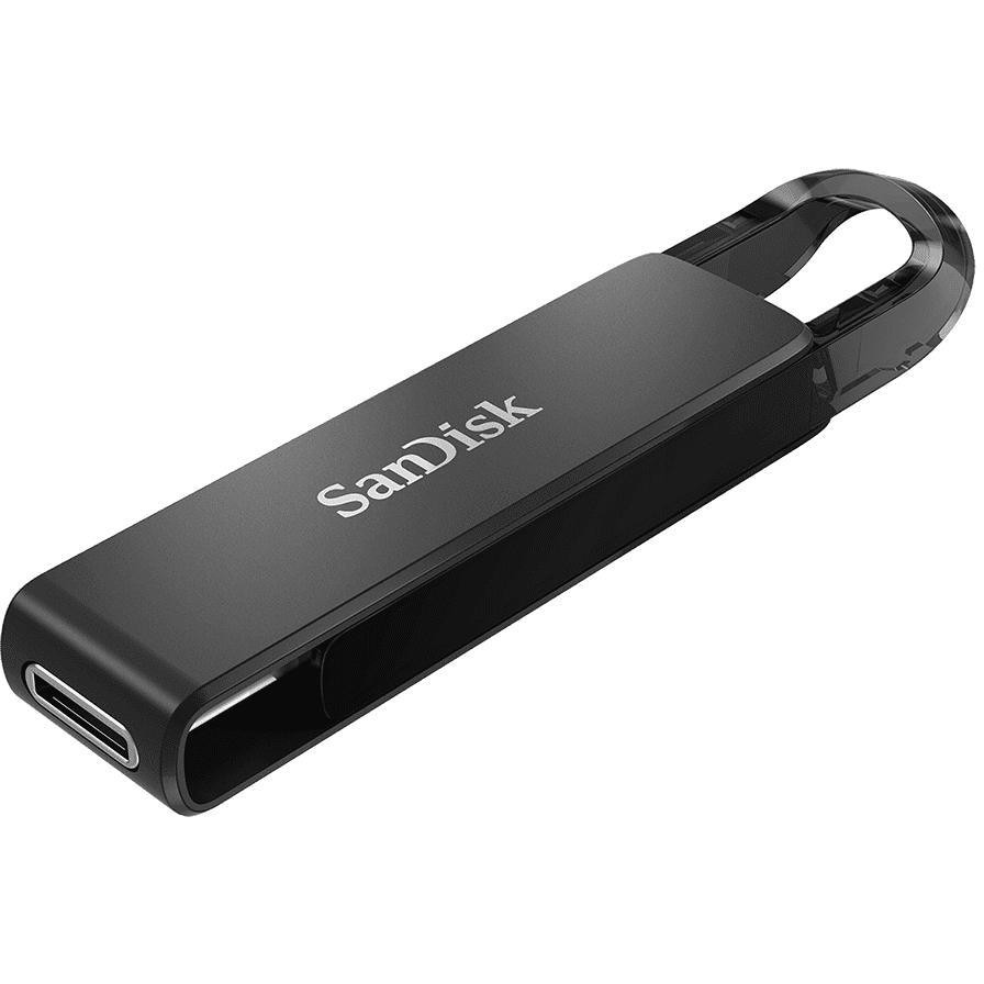 SanDisk Ultra USB Type-C 64GB (SDCZ460-064G-G46) Pendrive USB 3.1 Gen 1 Retrattile 150 MB/s Blu/Nero