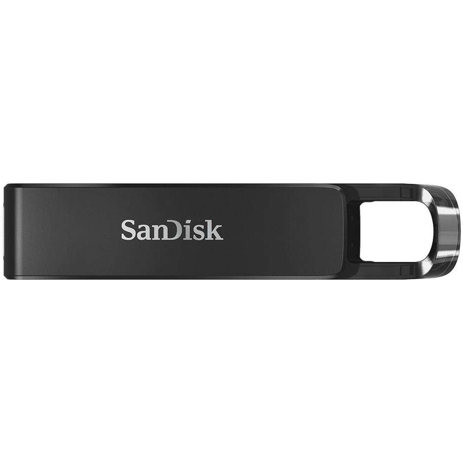 SanDisk Ultra USB Type-C 64GB (SDCZ460-064G-G46) Pendrive USB 3.1 Gen 1 Retrattile 150 MB/s Blu/Nero