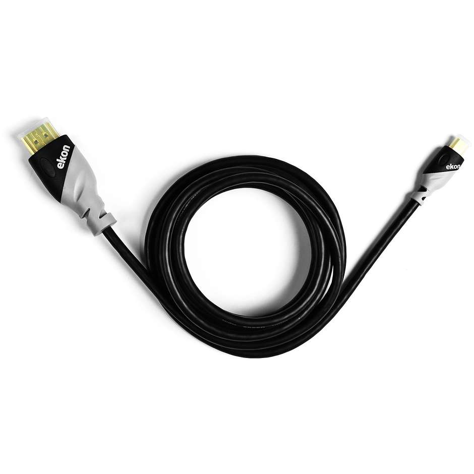 SBS ECVHDMI18M Cavo HDMI Ultra High Speed 4K/8K HDR con Ethernet Lunghezza 1.8 m Colore Black