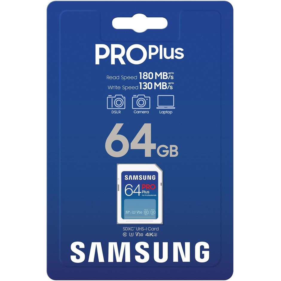 sd pro plus 64gb xc  u3  v30