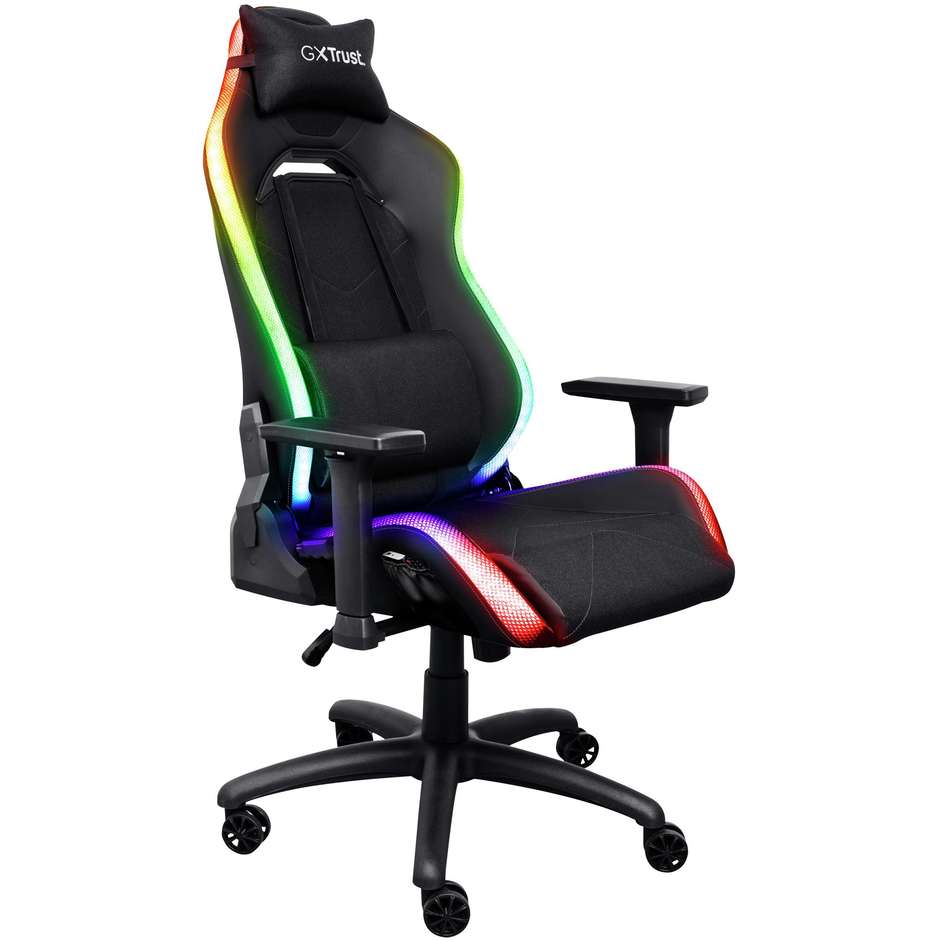 sedia gaming gxt 719 ruya rgb nero